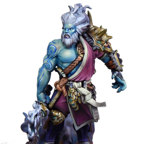 Genasi Barbarian Male D&D Miniature
