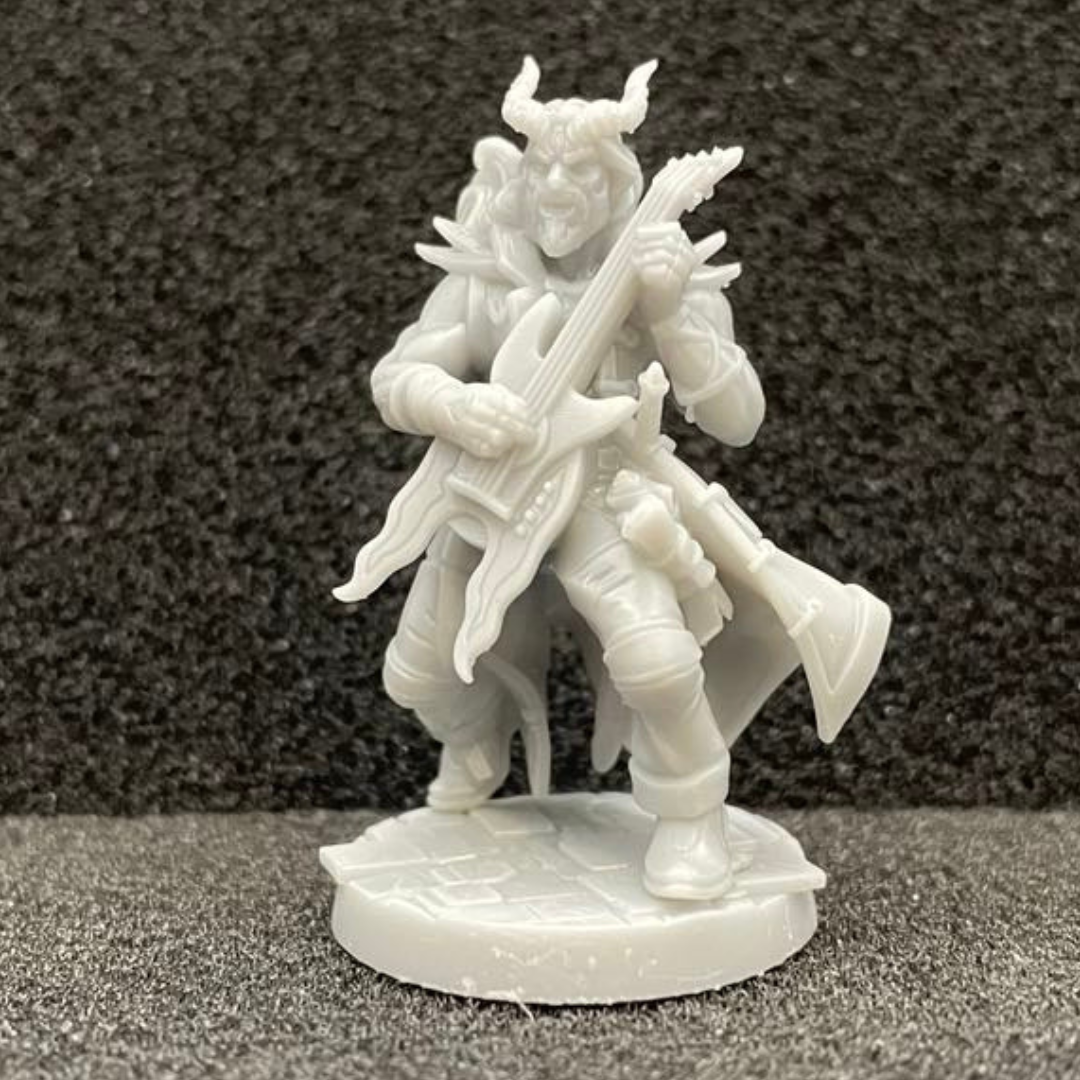 Tiefling Bard Male D&D Miniature