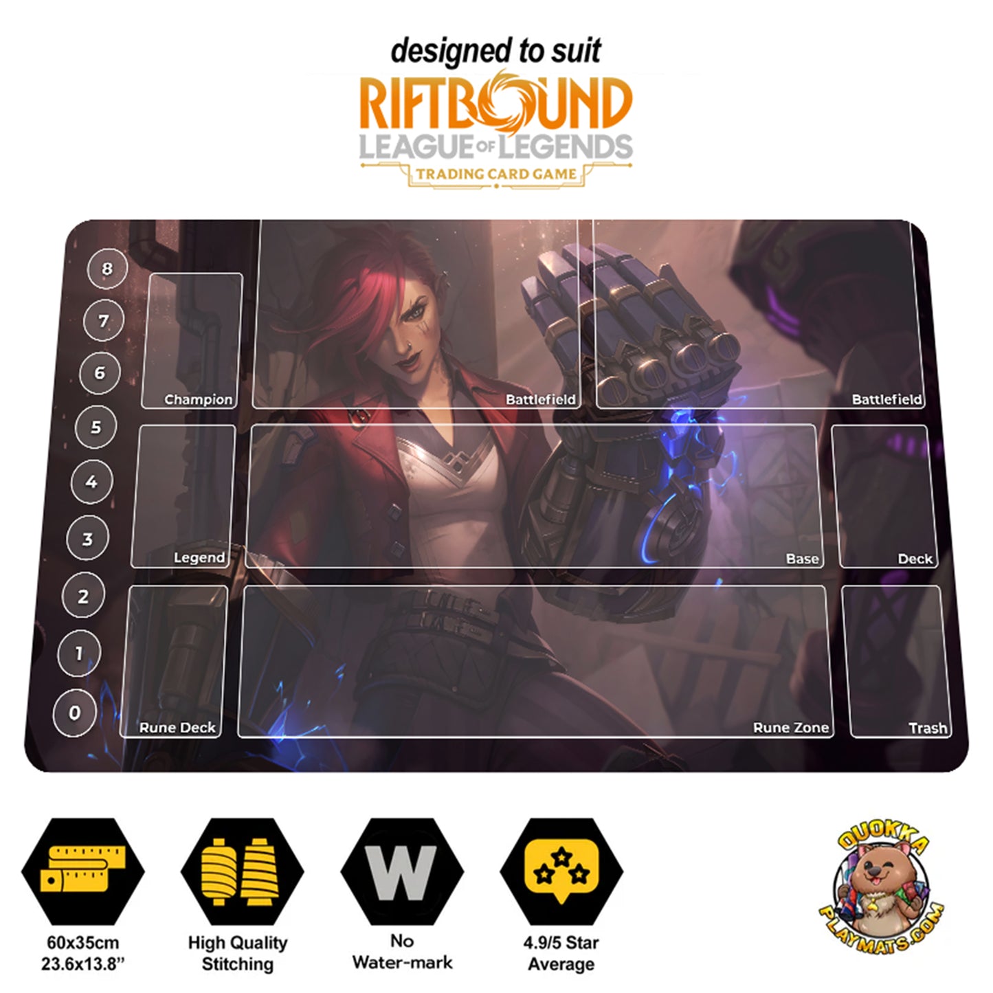 Vi - Riftbound Playmat