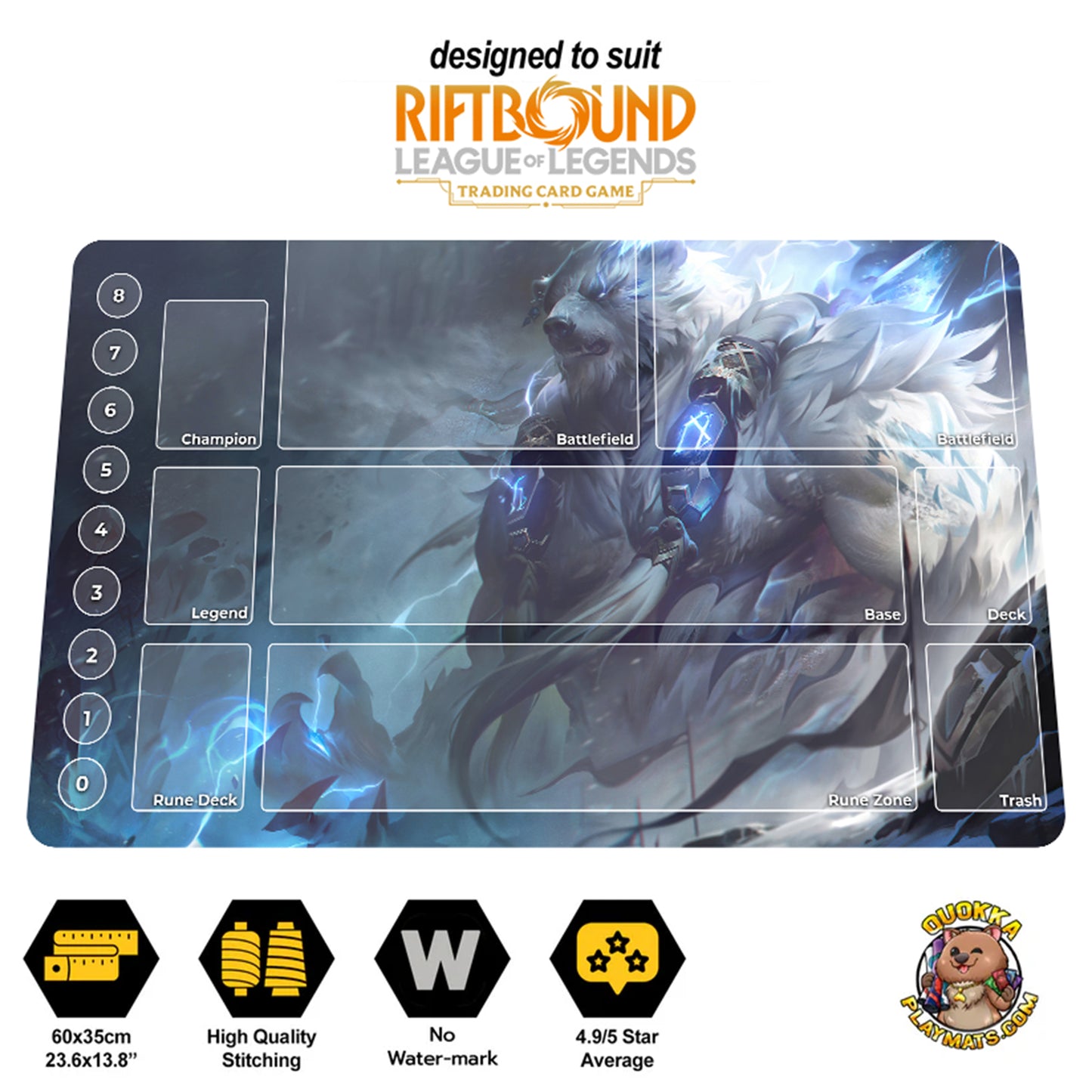 Volibear - Riftbound Playmat