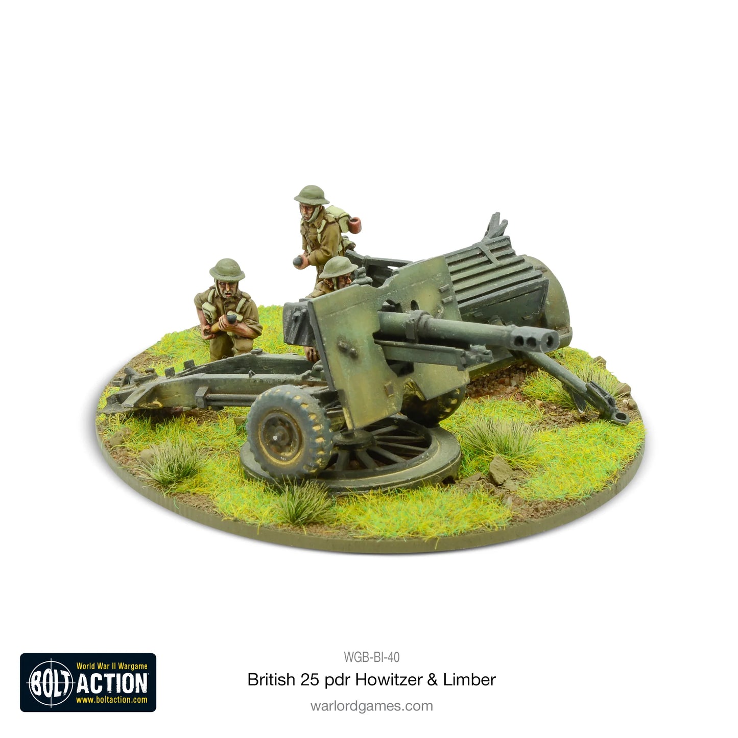 British 25-Pdr Light Howitzer (Blister)