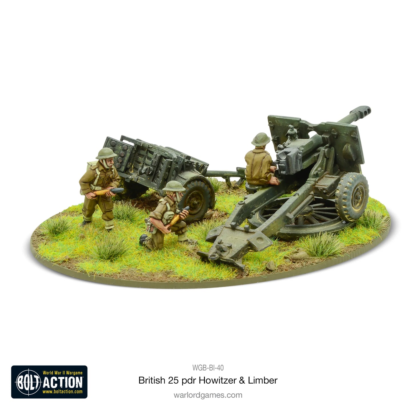 British 25-Pdr Light Howitzer (Blister)