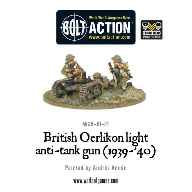 British Oerlikon light anti-tank gun (1939-40) (Blister)