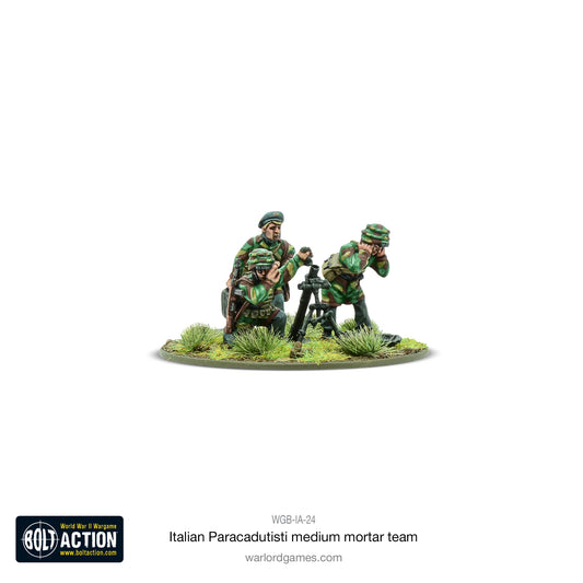 Italian Paracadutisti medium mortar team (Blister)