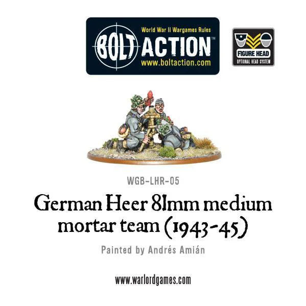 German Heer 81mm medium mortar team (1943-45) (Blister)