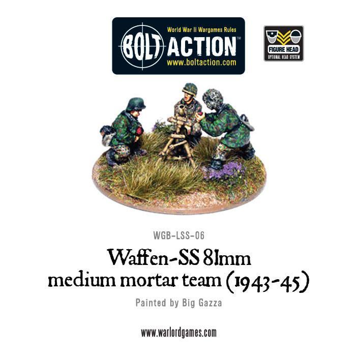Waffen-SS 81mm medium mortar team (1943-45) (Blister)