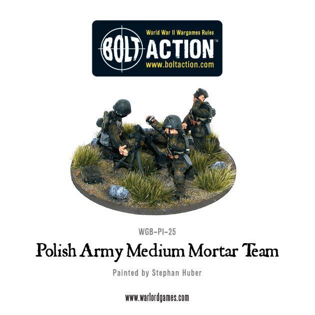 Polish Army Medium Mortar Team (Blister)