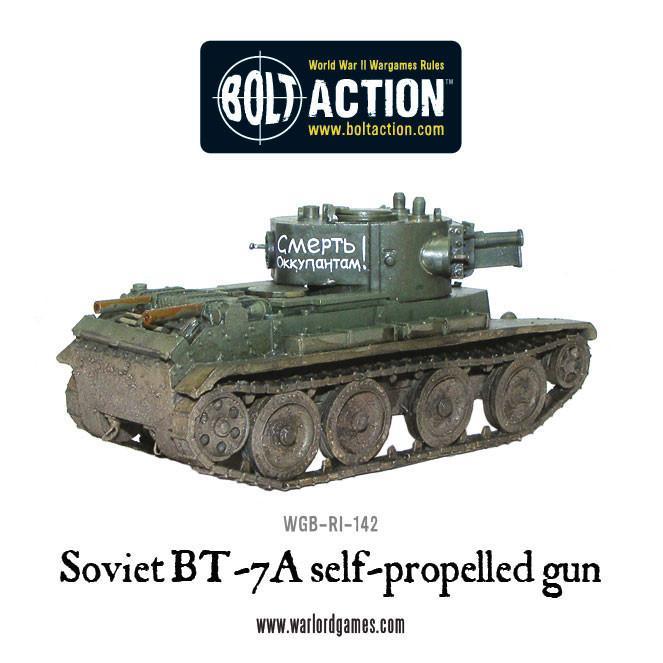 BT-7A self-propelled gun (Pack)