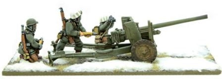 US Army M1 57mm anti-tank gun Winter