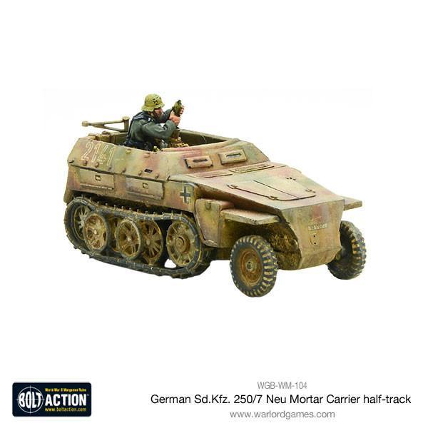 Sd.Kfz 250/7 Neu Mortar Carrier half track (Pack)