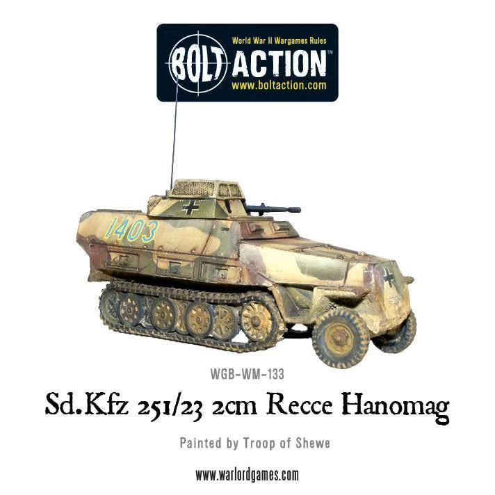 Sd.Kfz 251/23 2cm Recce Hanomag (Pack)