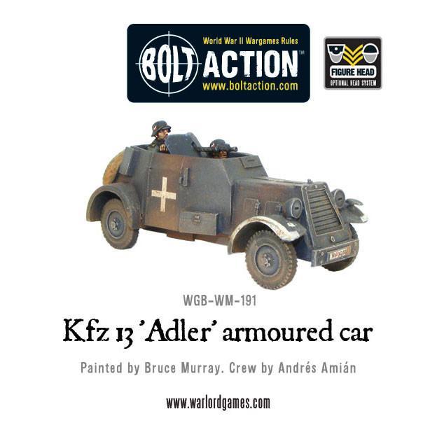 Kfz 13 'Adler' German armoured car (Pack)