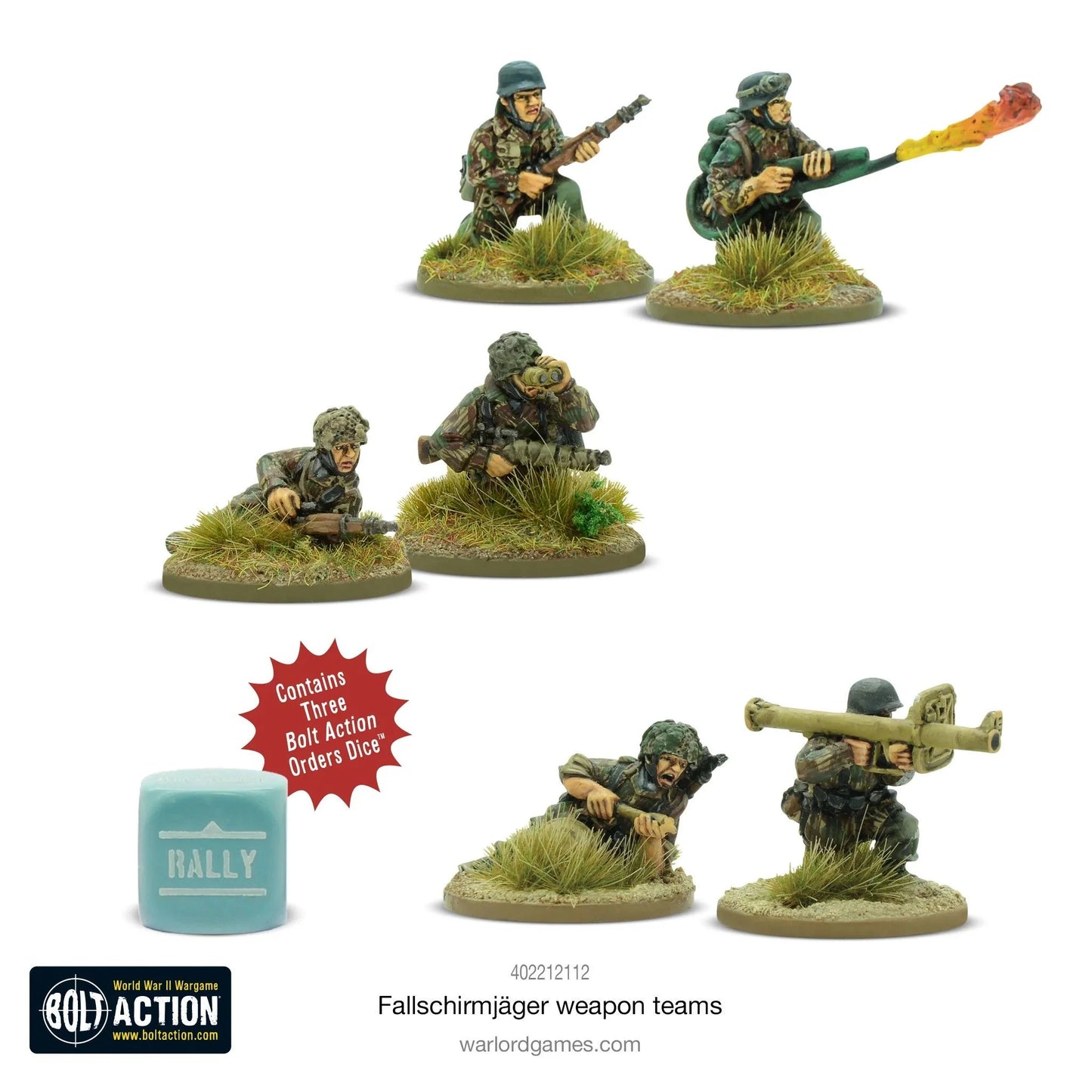 Fallschirmjager Weapons Teams (Extra Small Box)