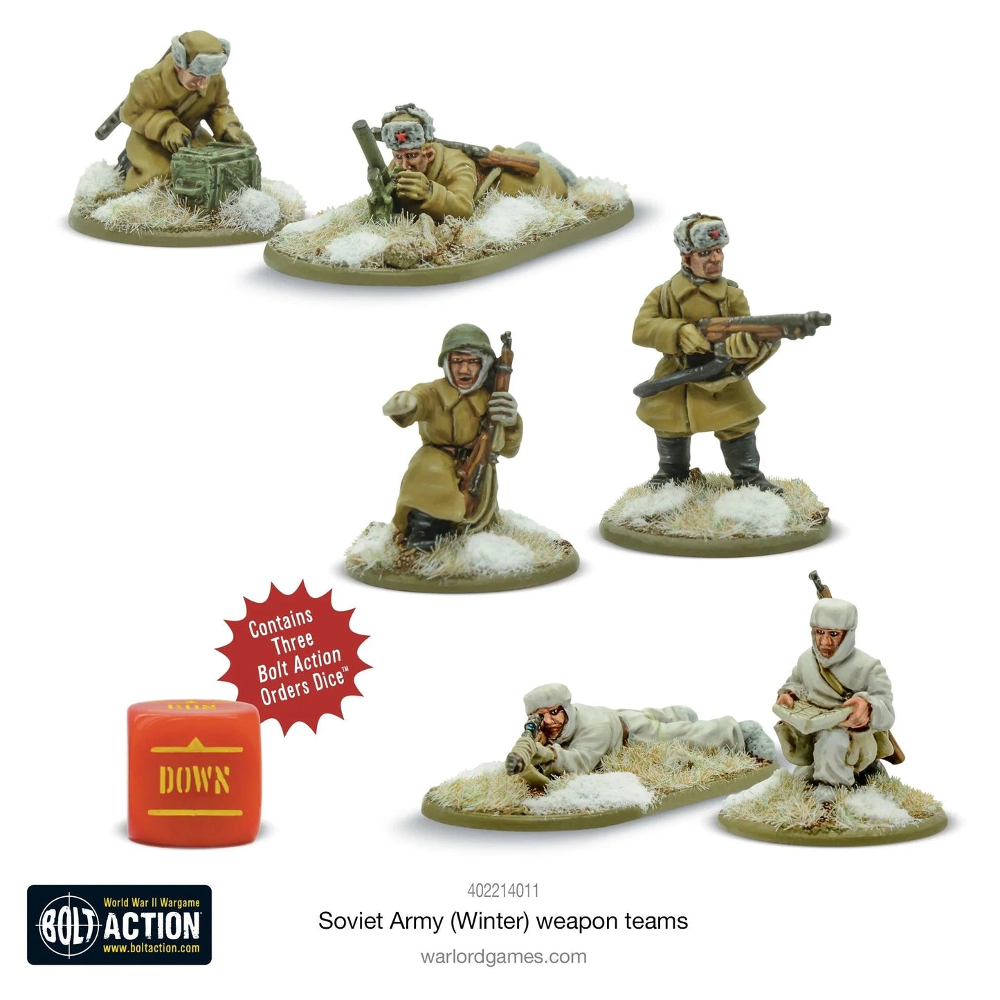 Soviet Army (Winter) Weapons Teams (Small Box)