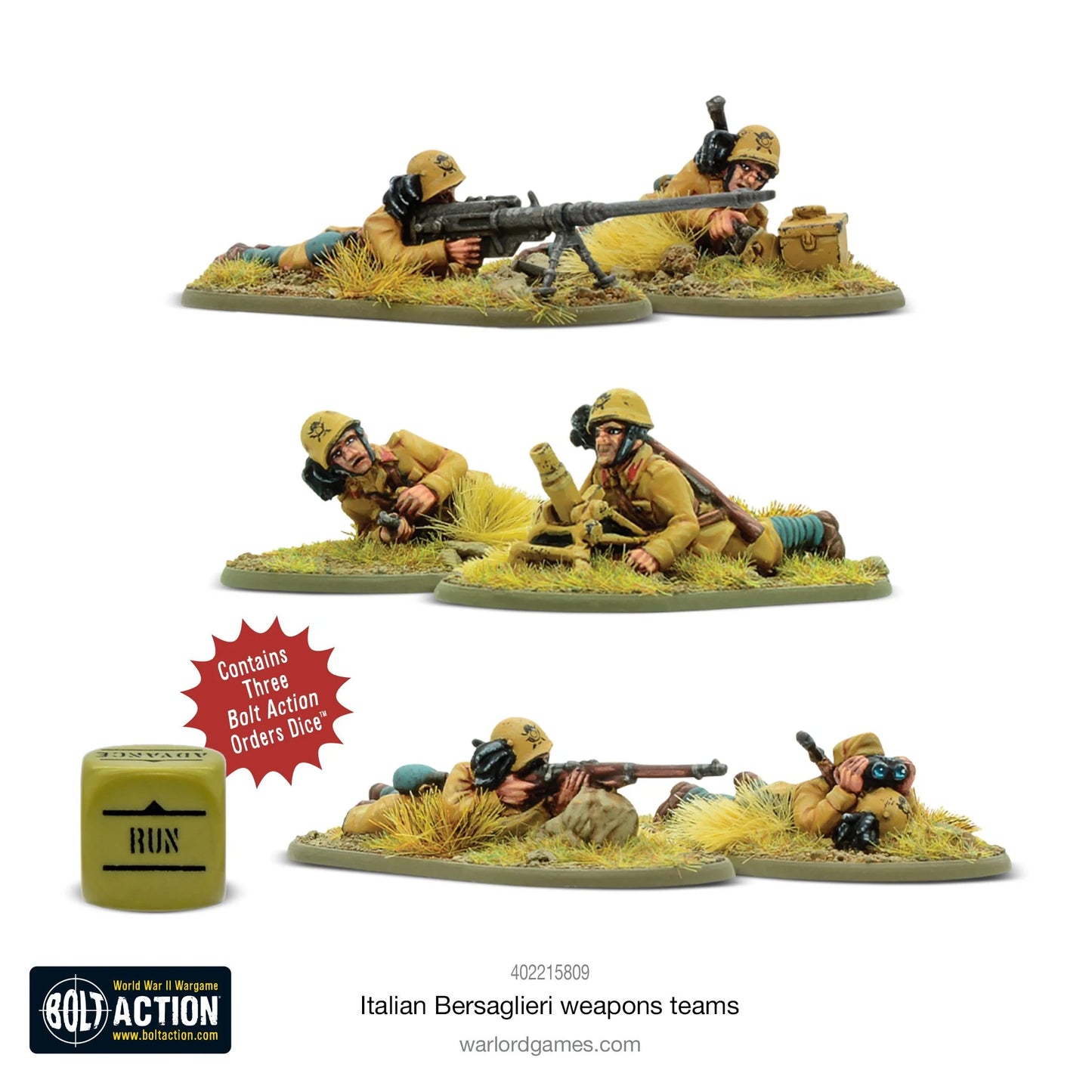 Bersaglieri Weapons Teams (Extra Small Box)