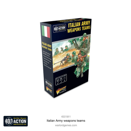 Italian Army Weapons Teams (Extra Small Box)