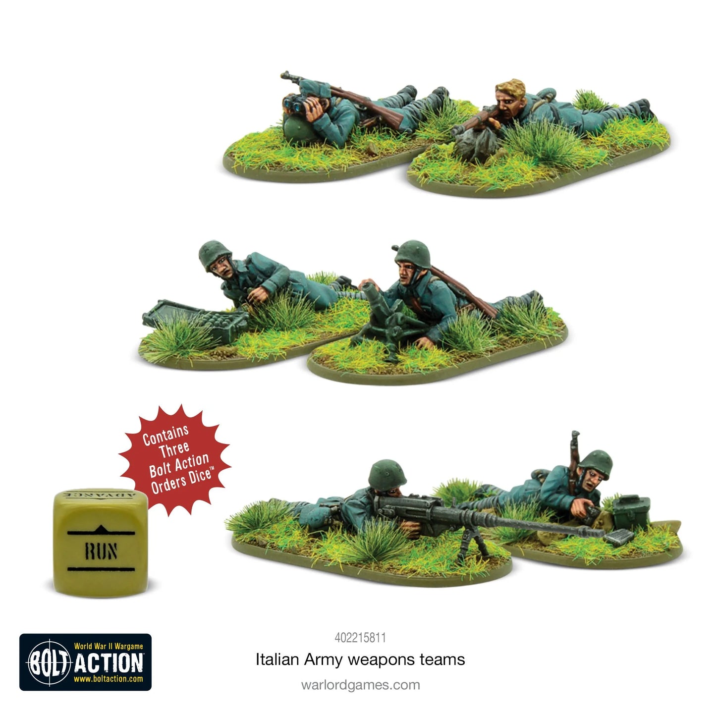 Italian Army Weapons Teams (Small Box)