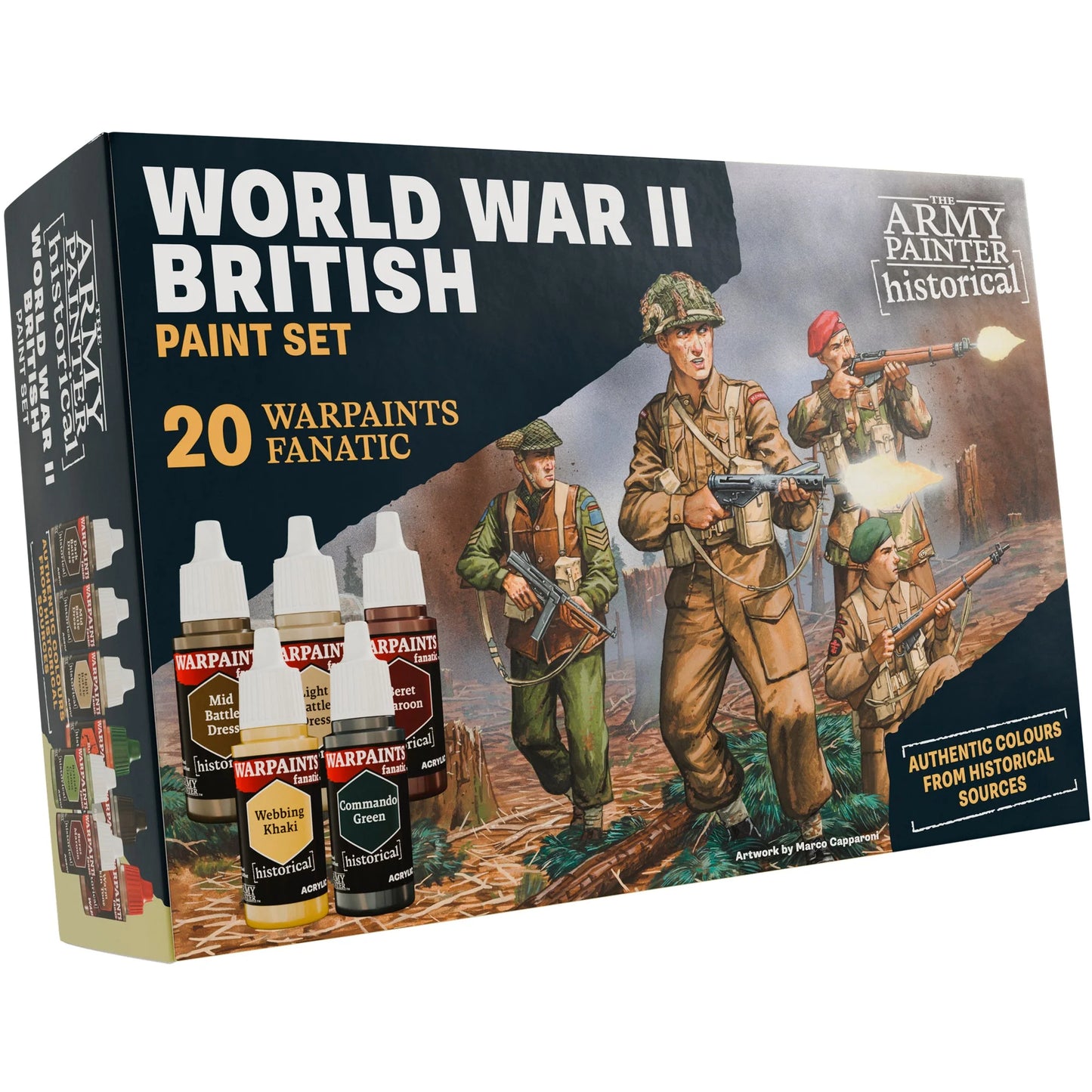 Army Painter - Warpaints Historical - WWII British Paint Set (Pre-Order ETA May TBC)