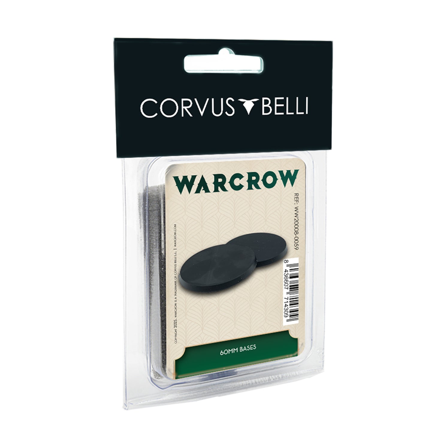 Warcrow 60mm Bases (Pre-Order 25/7/25)