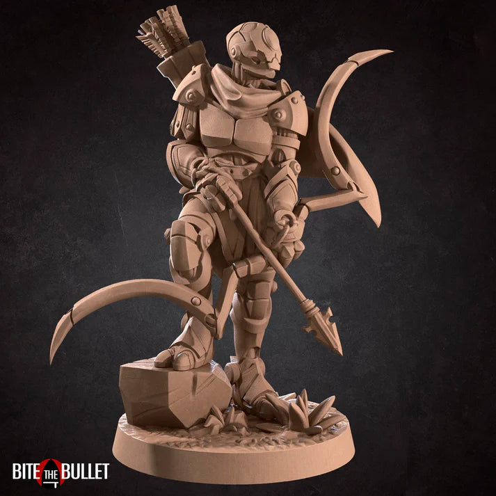 Warforged Ranger Male D&D Miniature