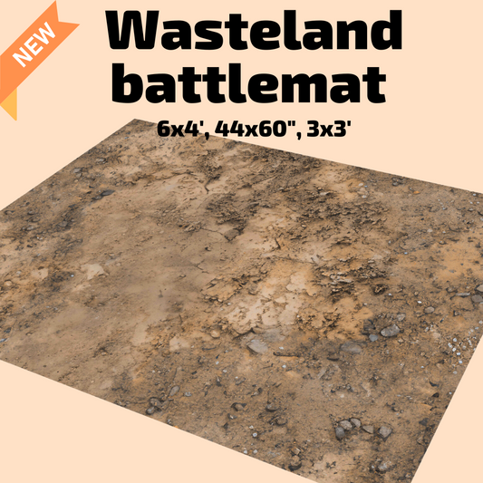 44" x 60" Wasteland Battlemat
