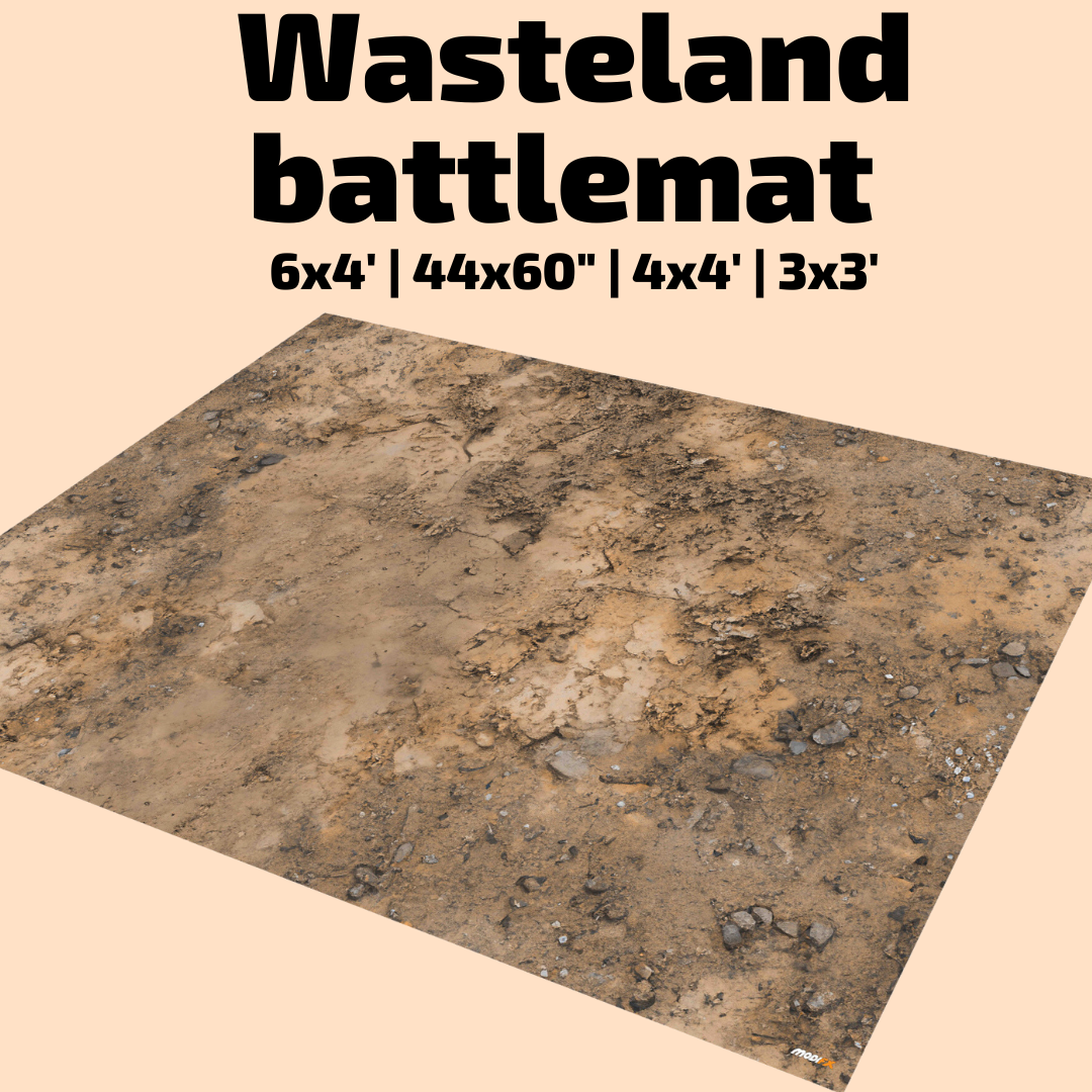 4' x 4' Wasteland Battlemat