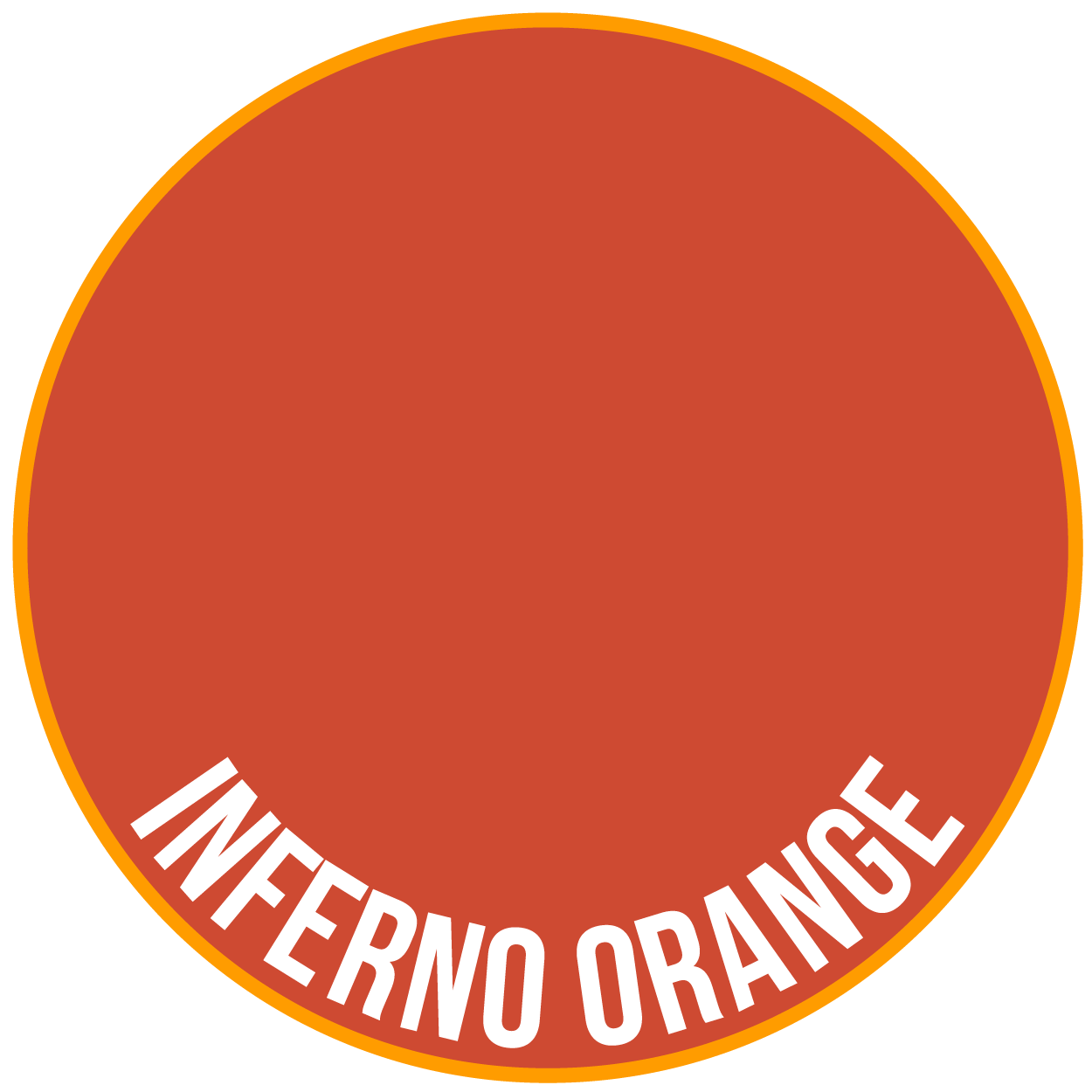 Two Thin Coats - Inferno Orange