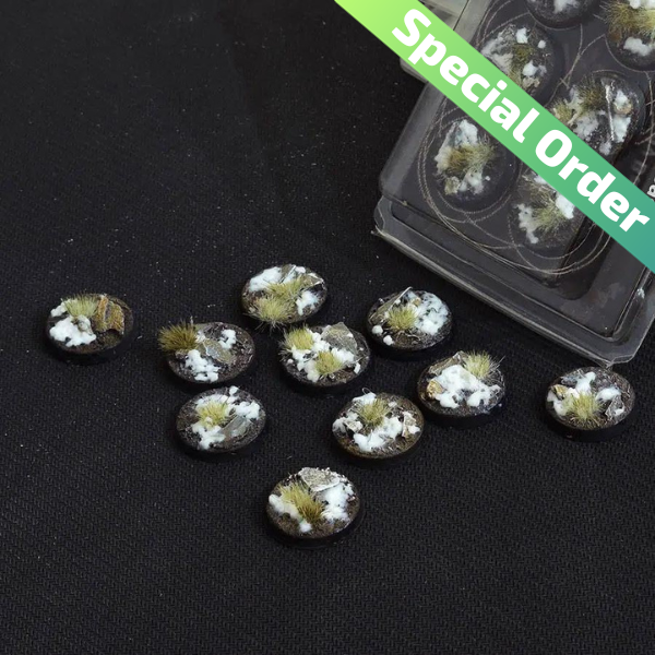 Winter Bases Round 25mm (x10) (Special Order)