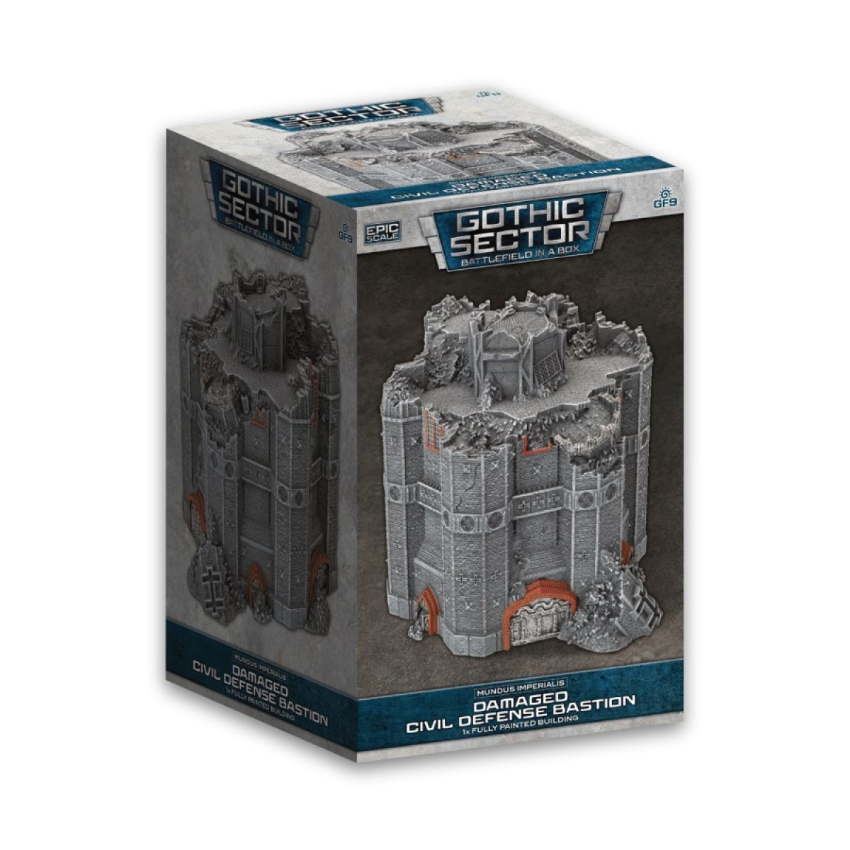Battlefield in a Box: Gothic Sector - Mundus Imperialis: Civil Defense Bastion (Damaged & Destroyed)