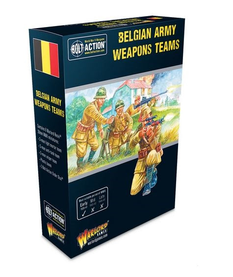 Belgian Army Weapons Teams (Small Box)