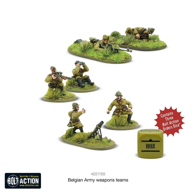 Belgian Army Weapons Teams (Small Box)