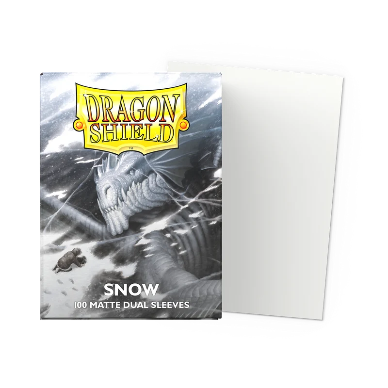 Dragon Shield: Sleeves – Matte Dual – Snow