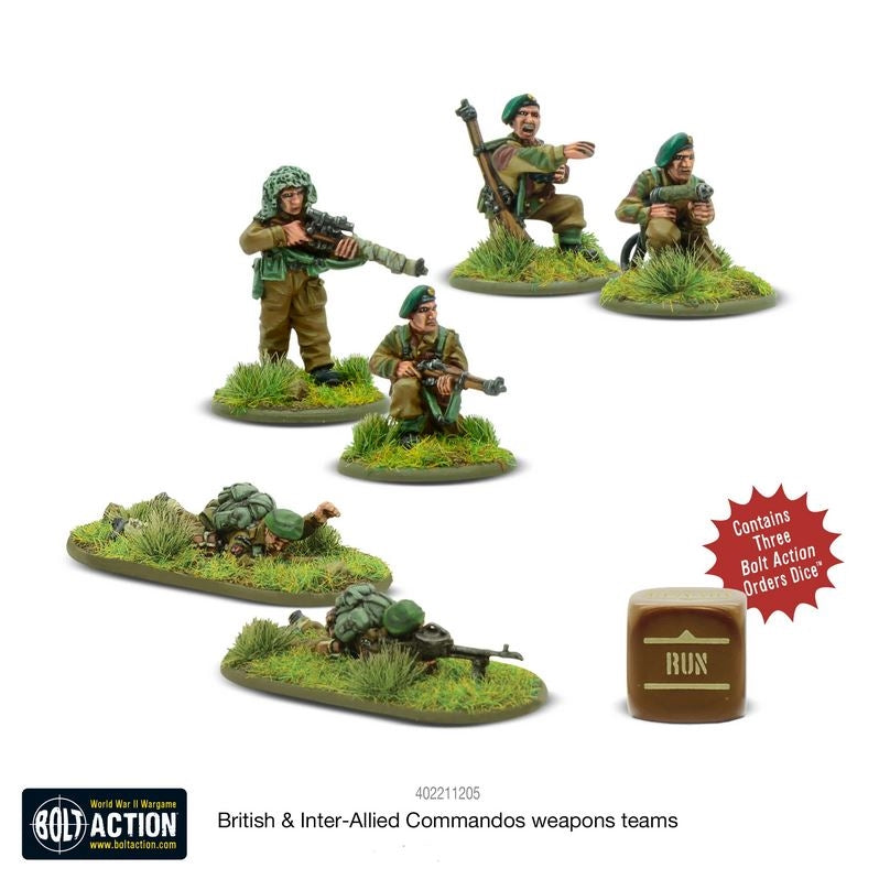 British & Inter-Allied Commandos Weapons Teams (Small Box)