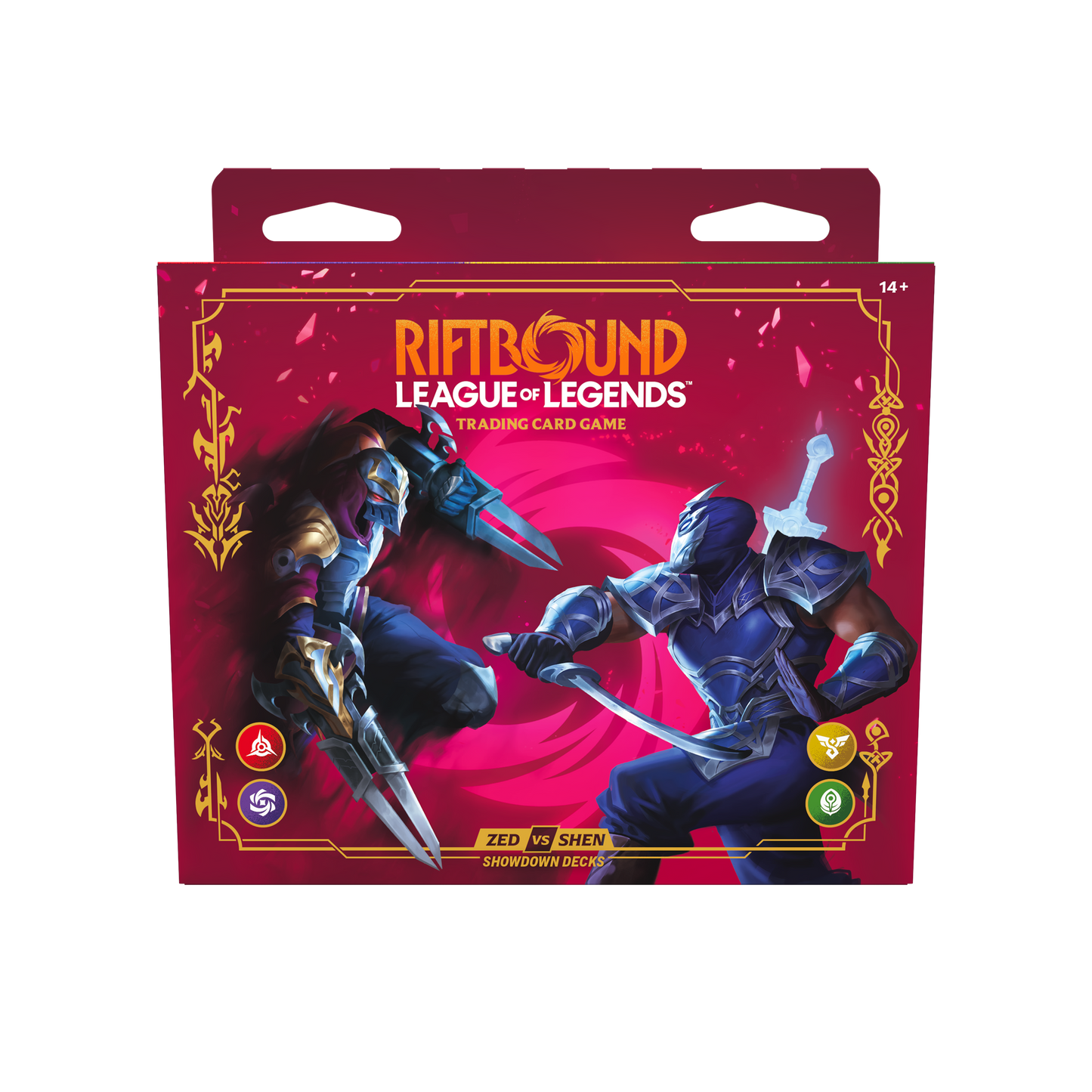 Riftbound: League of Legends TCG – Showdown Deck Display – Vendetta: Zed vs Shen