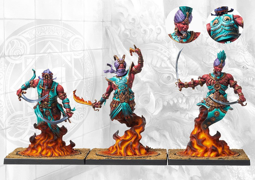 Sorcerer Kings: Efreet Flamecasters/Efreet Sword Dancers (Dual Kit)