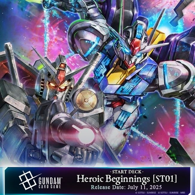 Gundam Card Game: Starter Deck Display – Heroic Beginnings (Pre order July)