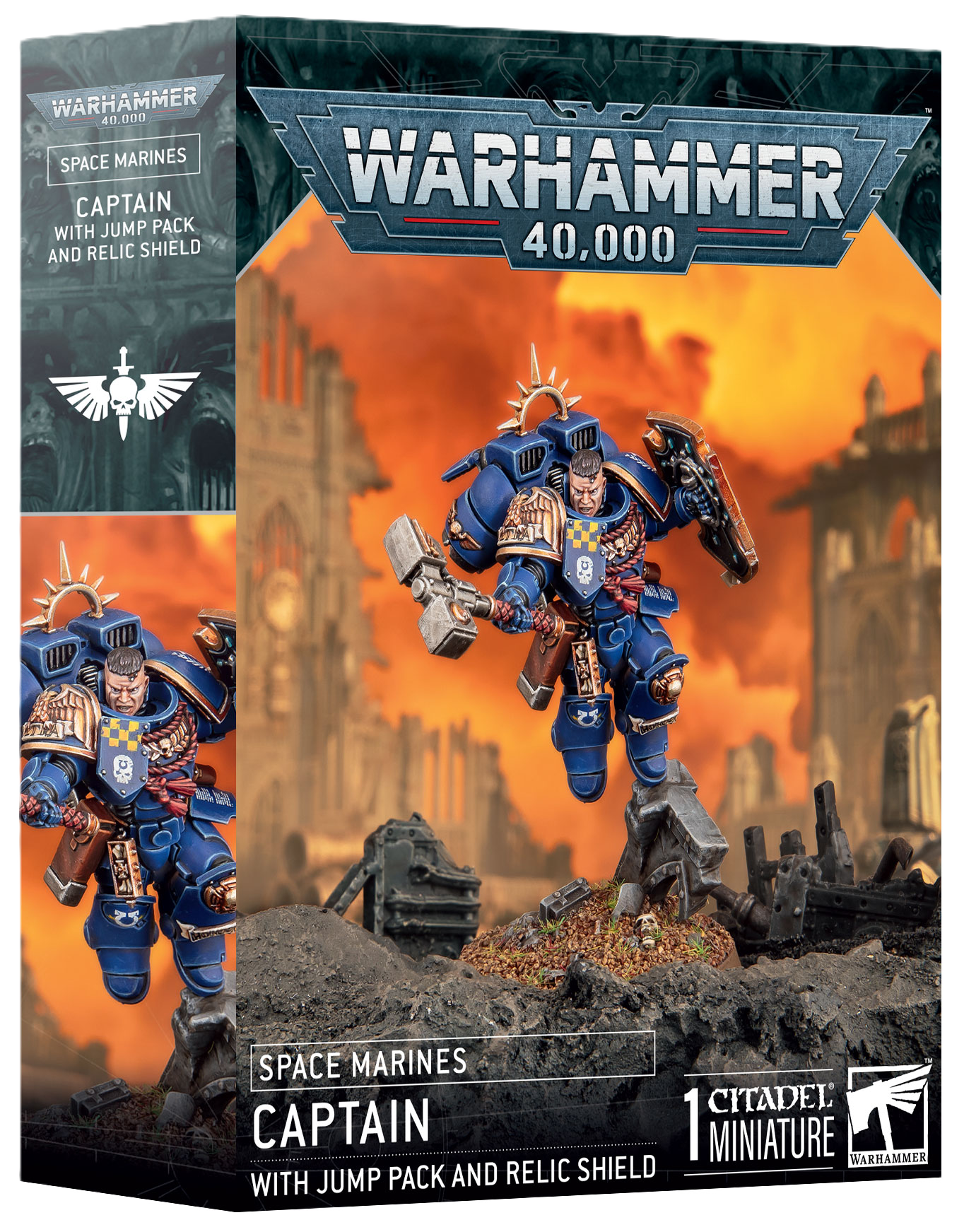 Captain with Jump Pack & Relic Shield (Pre-Order 8/11/25)