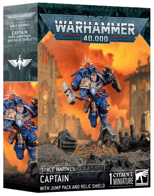 Captain with Jump Pack & Relic Shield (Pre-Order 8/11/25)