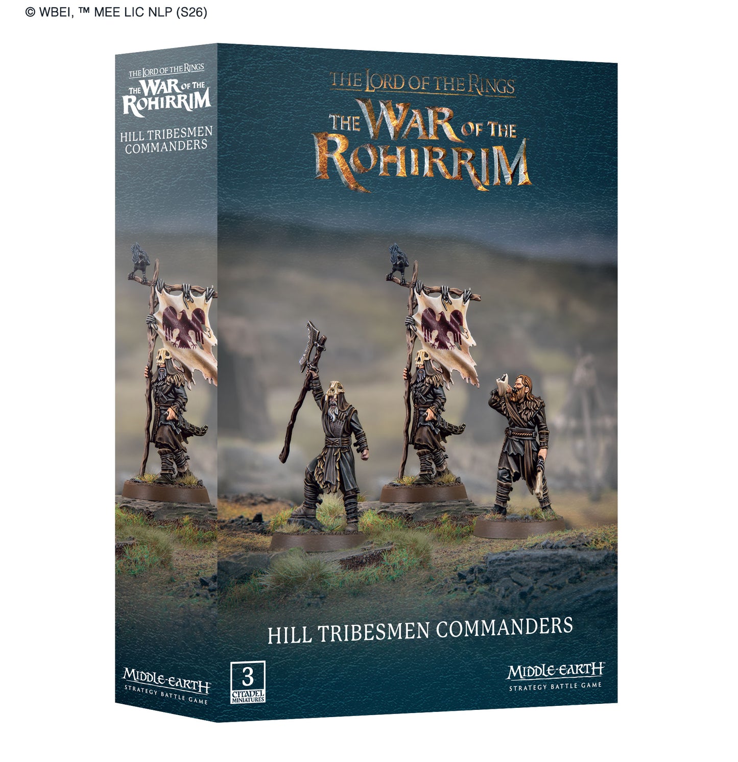MESBG: Hill Tribesmen Commanders (Pre-Order 18/7/26)