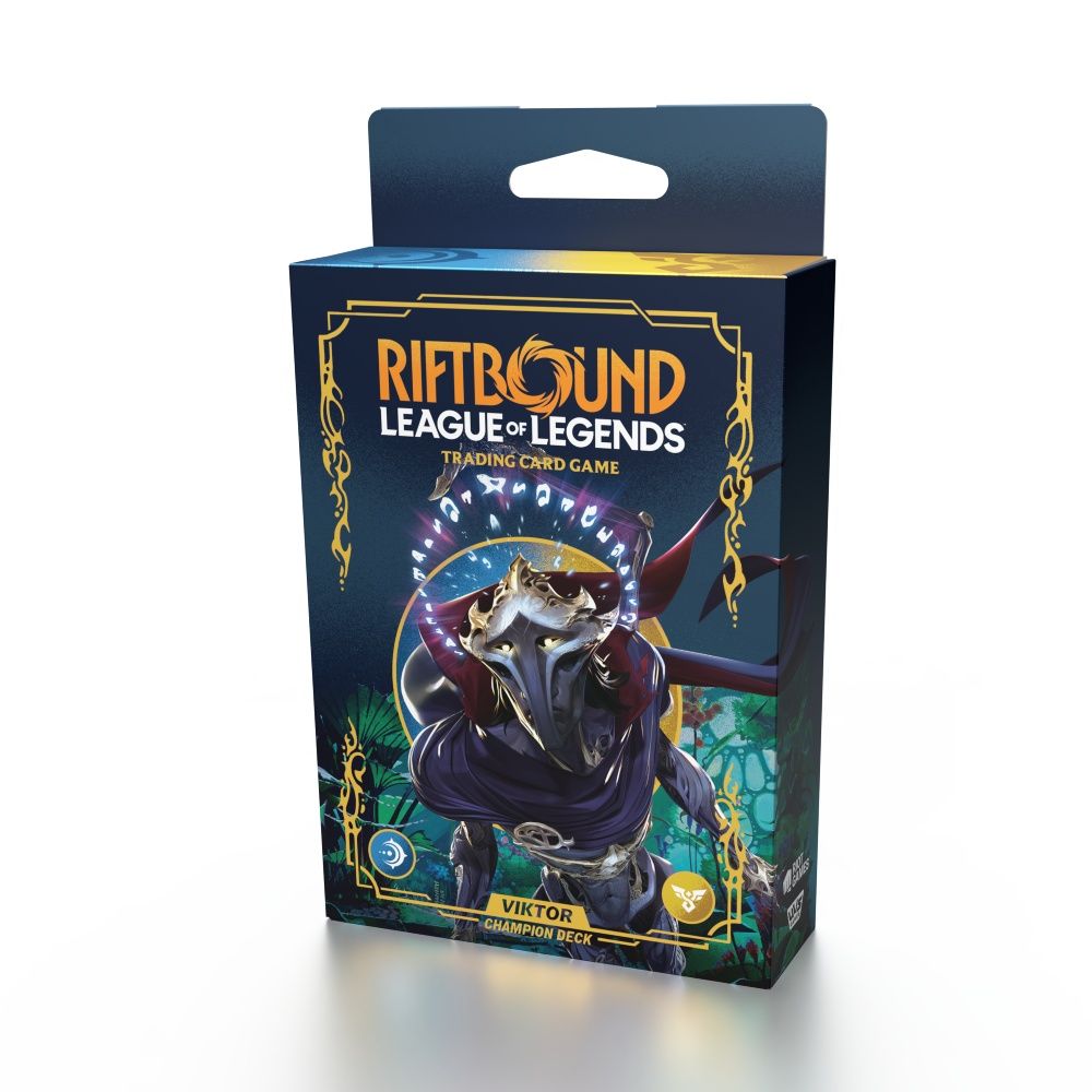 Riftbound: League of Legends TCG – Champion Deck Display – Set One: Origins – Viktor (Pre order Oct)