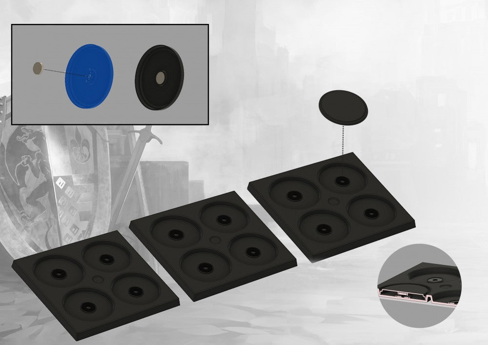 MAGNETIC Bases and Carriers - Infantry (Special Order)
