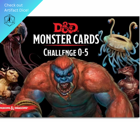 D&D Spellbook Cards: Monster Challenge Deck 0-5