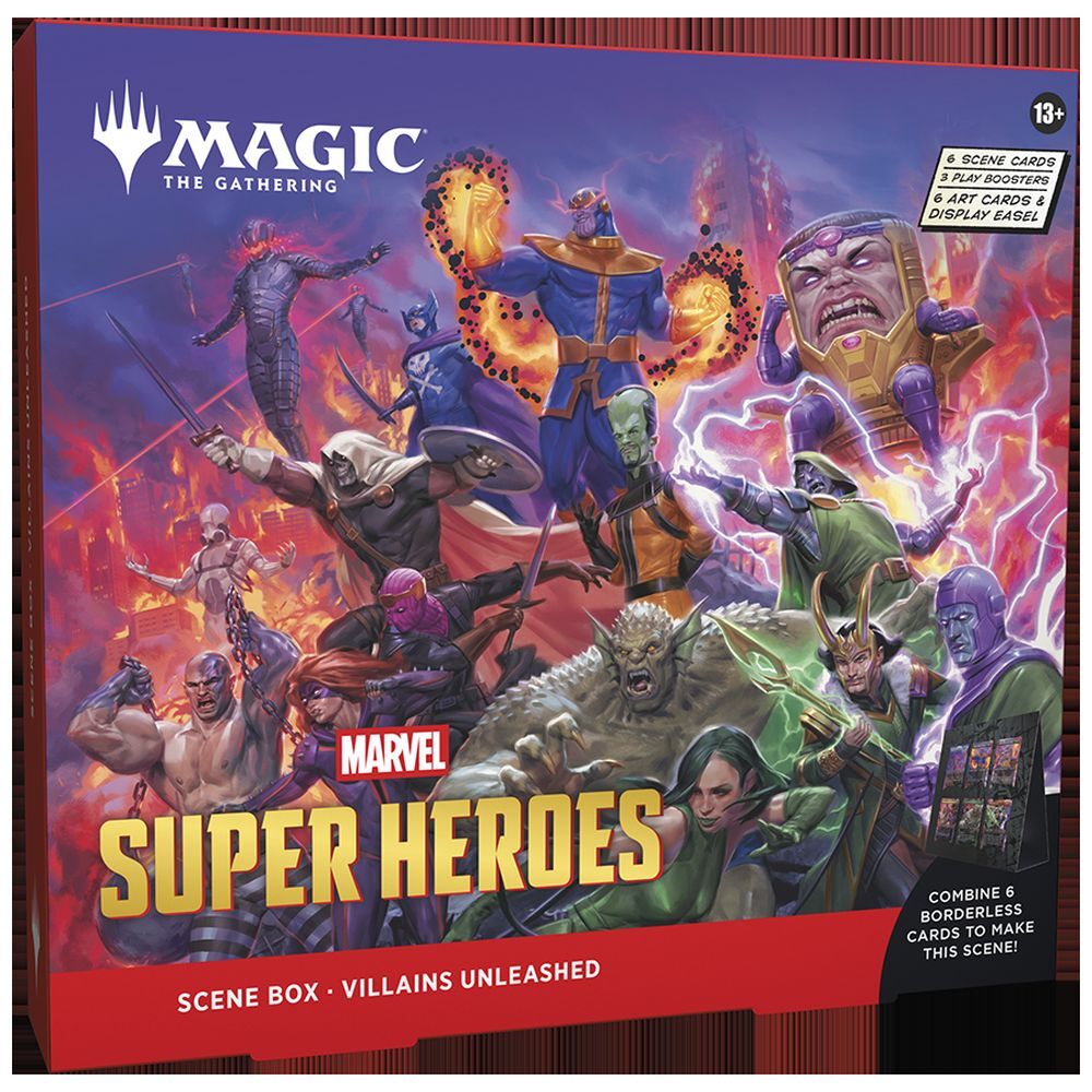 Magic Marvel Super Heroes - Scene Box Display - Villains Unleashed