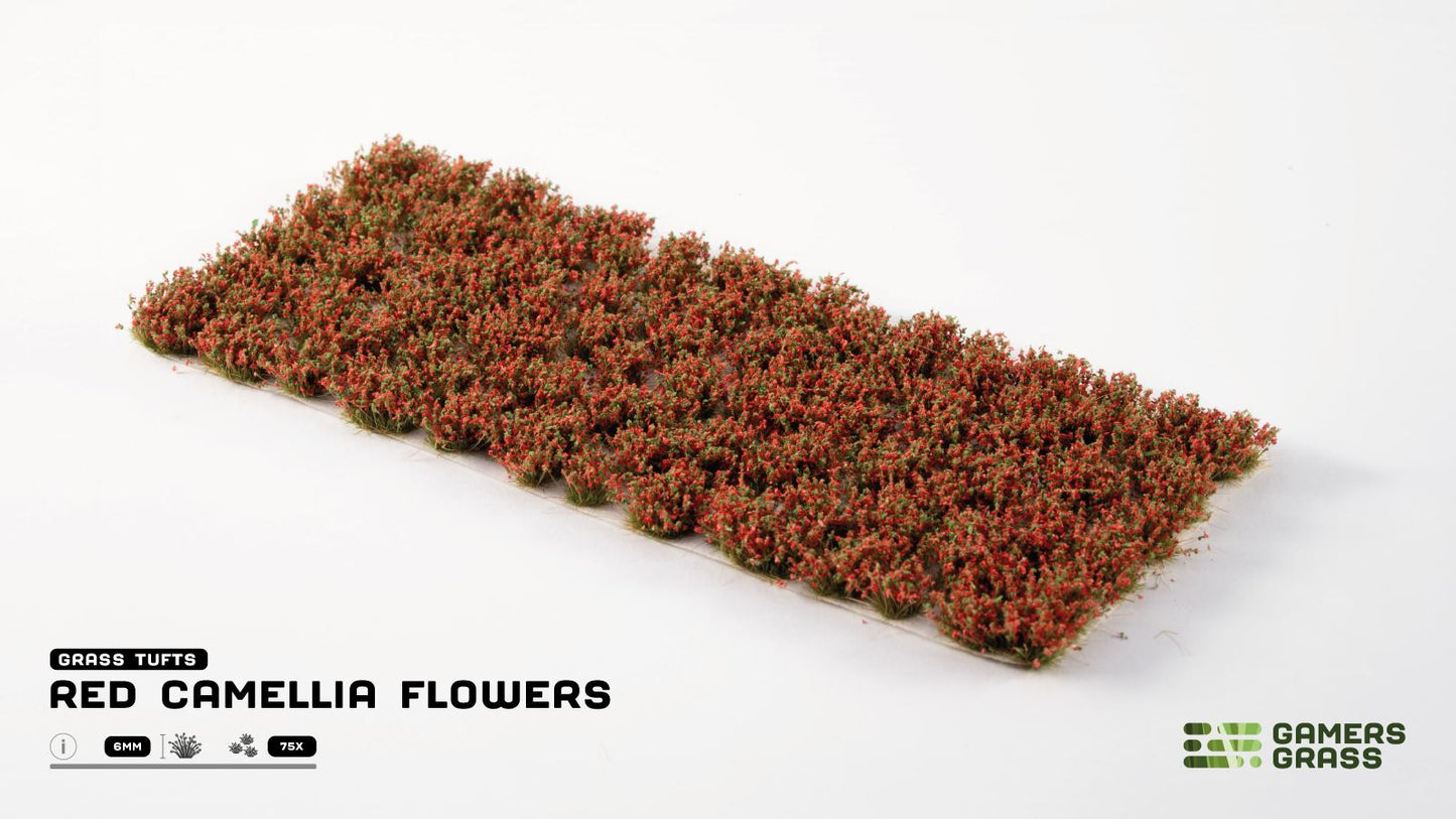 Red Camellia Flowers - Gamers Grass