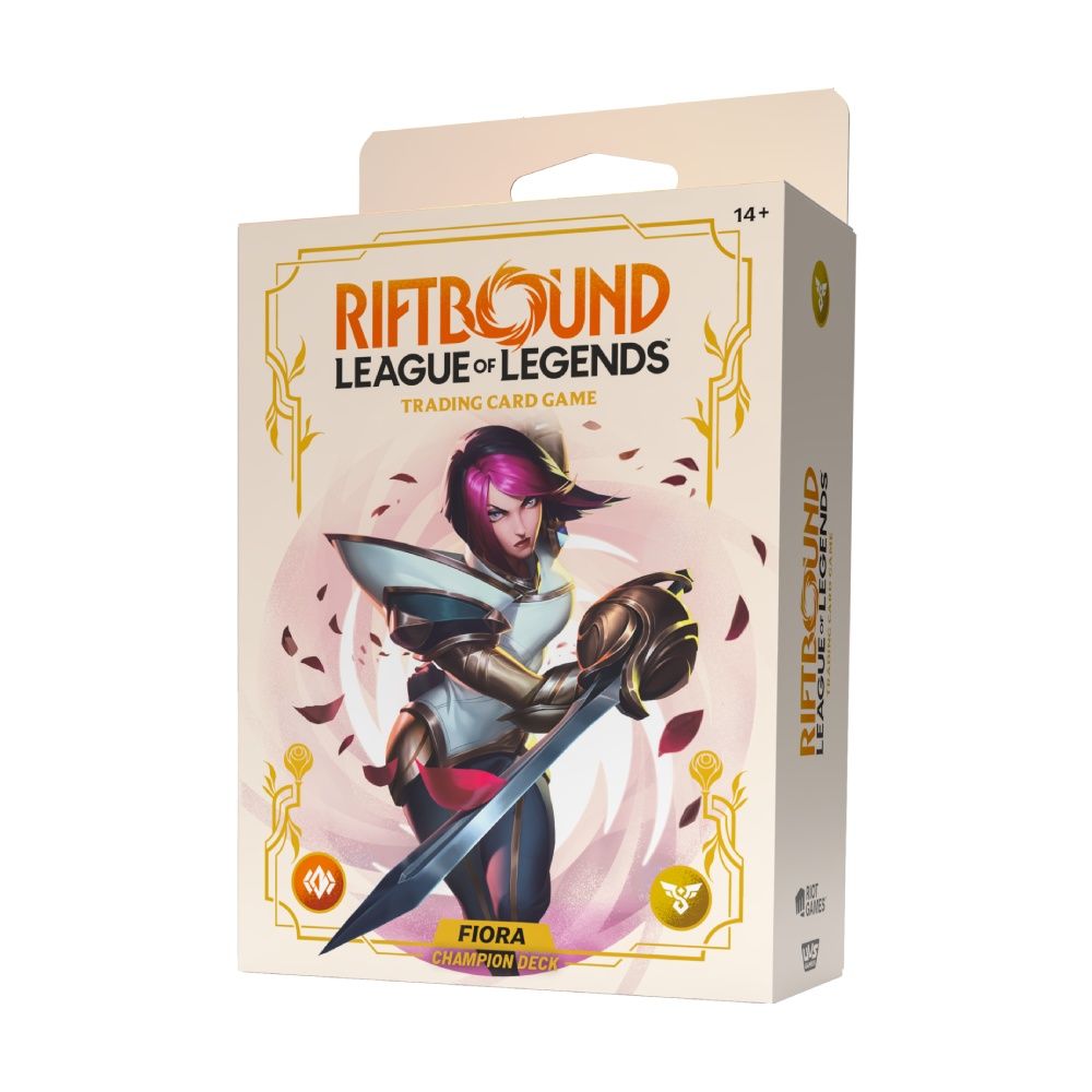 Riftbound: League of Legends TCG – Champion Deck Display – Spiritforged: Fiora (Pre order)