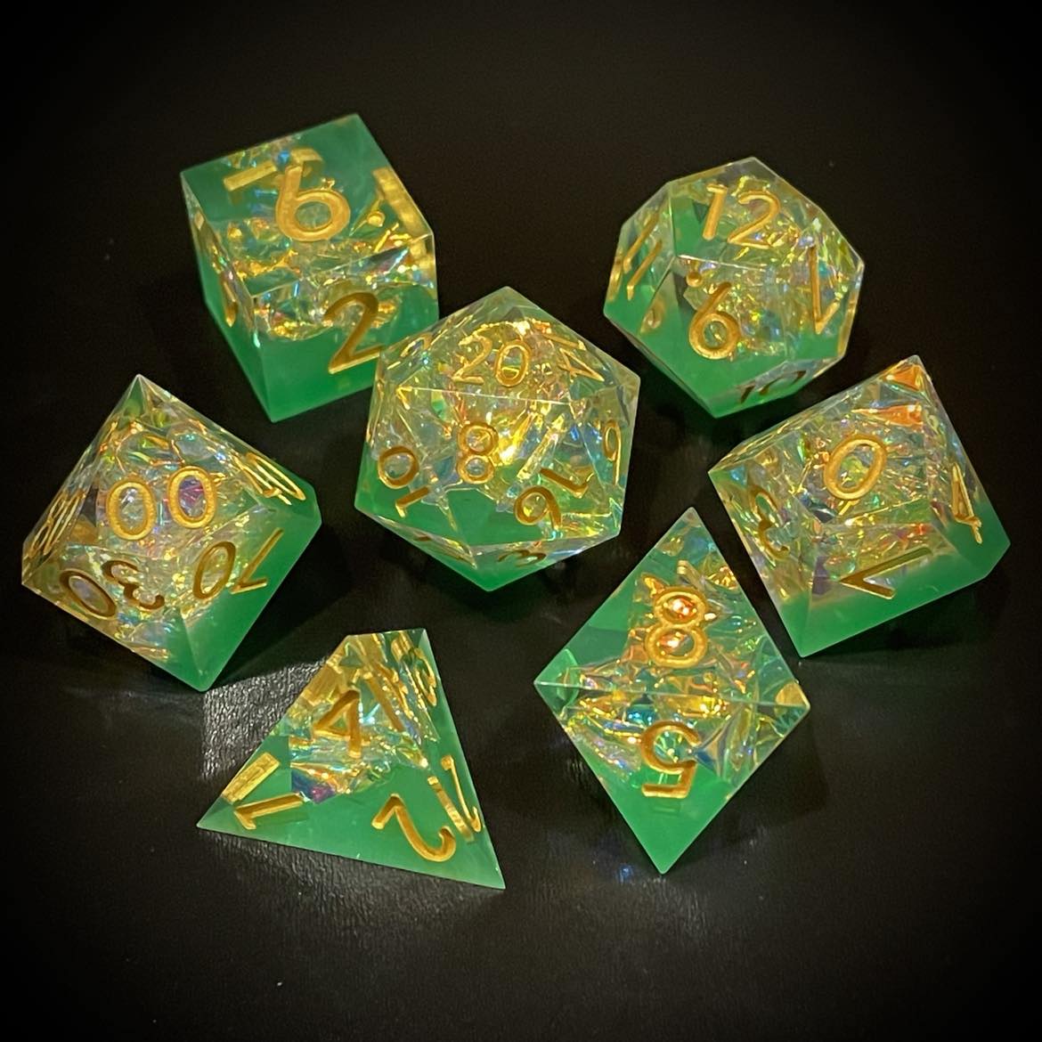 D&D Dice Set Sharp Edge - Forest Spirits
