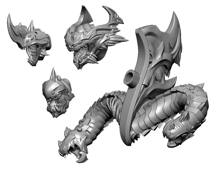 Skylla, The Abyssal Fury – Shadowflame Shard Character Warbeast Pack