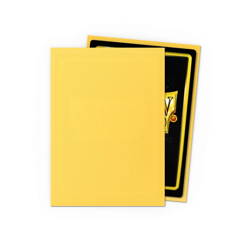 Sleeves - Dragon Shield - Box 100 - Yellow MATTE