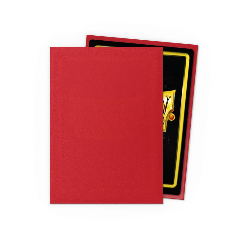 Sleeves - Dragon Shield - Box 100 - Ruby MATTE