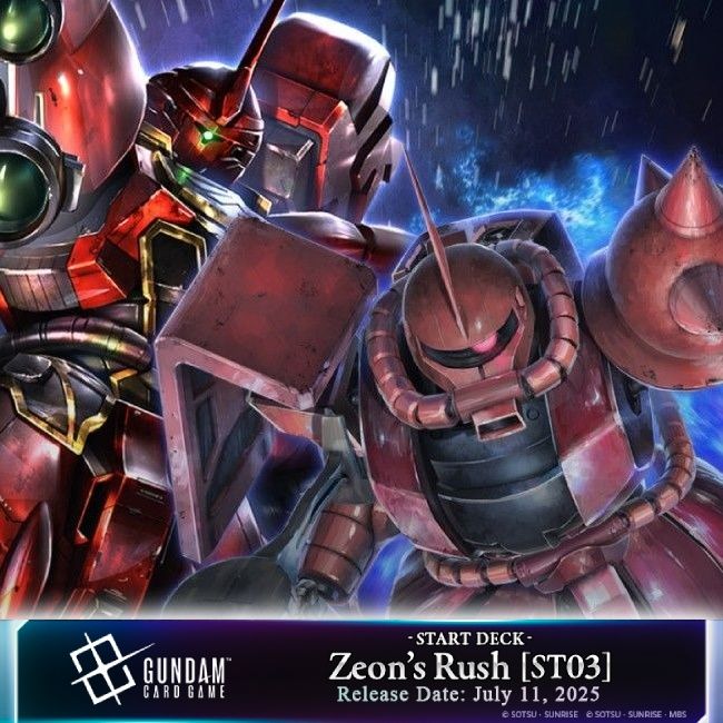 Gundam Card Game: Starter Deck Display – Zeon's Rush (Pre order July)